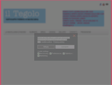 Tablet Screenshot of iltegolo.it